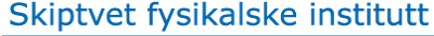 Skiptvet fysikalske institutt Logo